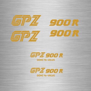 Sticker GPZ 900R - A6 suitable for Kawasaki motorcycle