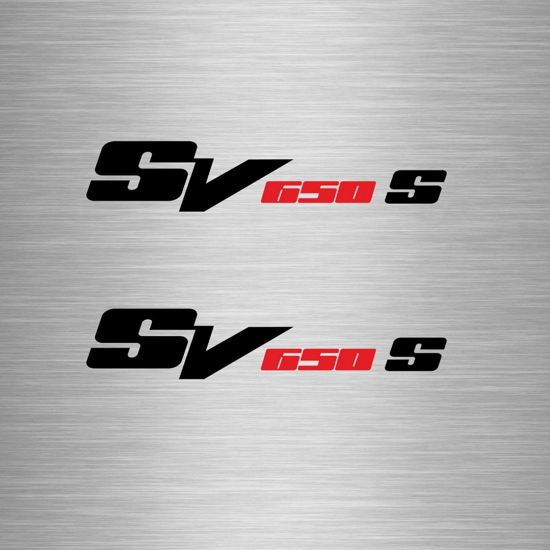 650 Lettering SV 650 S Lettering Sticker - 2 Colors, Suitable for Motorcycles From ...