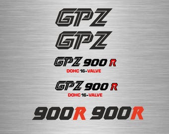 Kawasaki GPZ 900 R ステッカー デカール - クラシック バイク パーツ