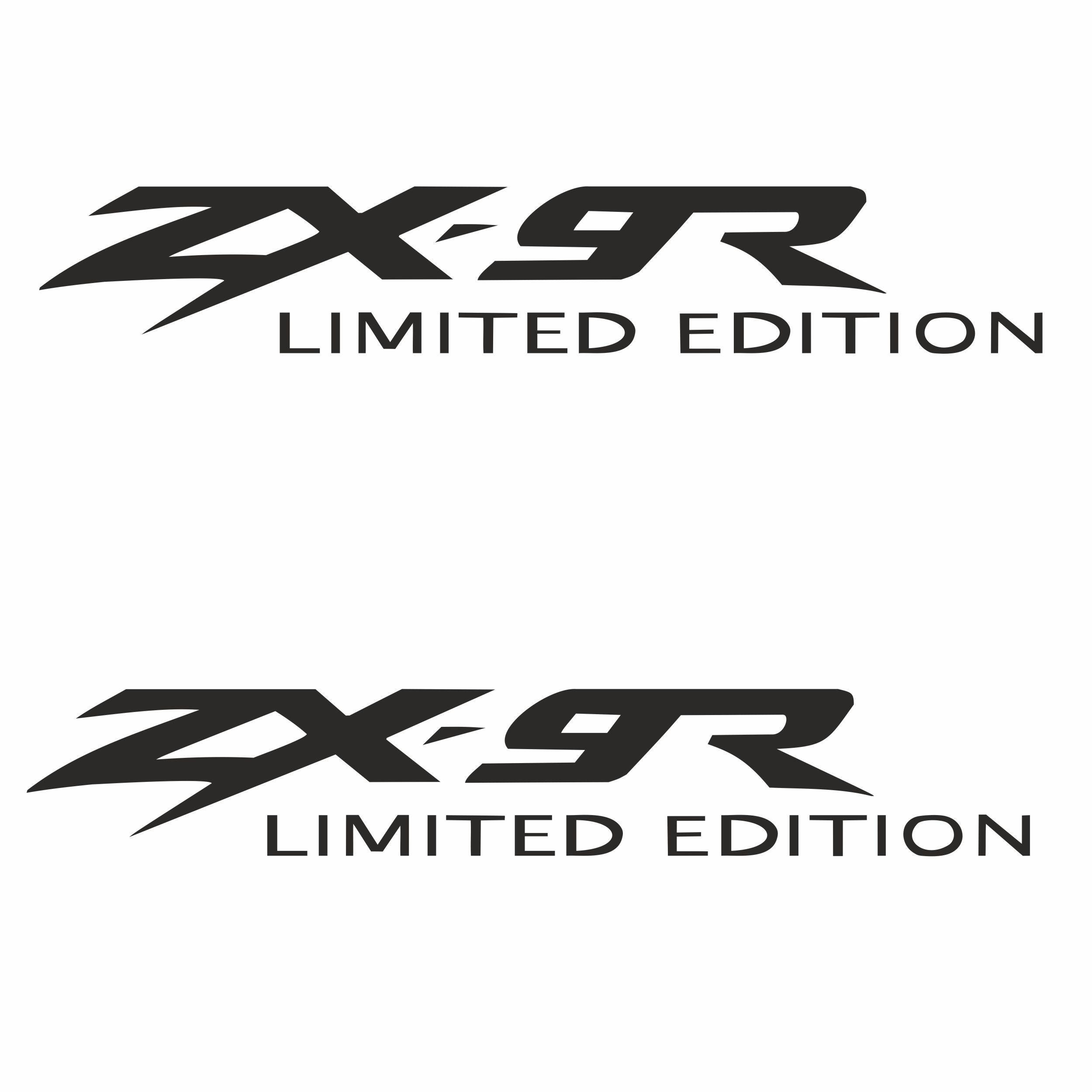 Sticker Set for Kawasaki ZX-9R Limited Edition Lettering