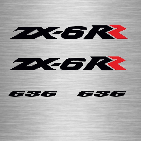DWS ステッカー DWS Sticker Set Suitable for Kawasaki ZX-6RR 636 - 2-colored - Etsy