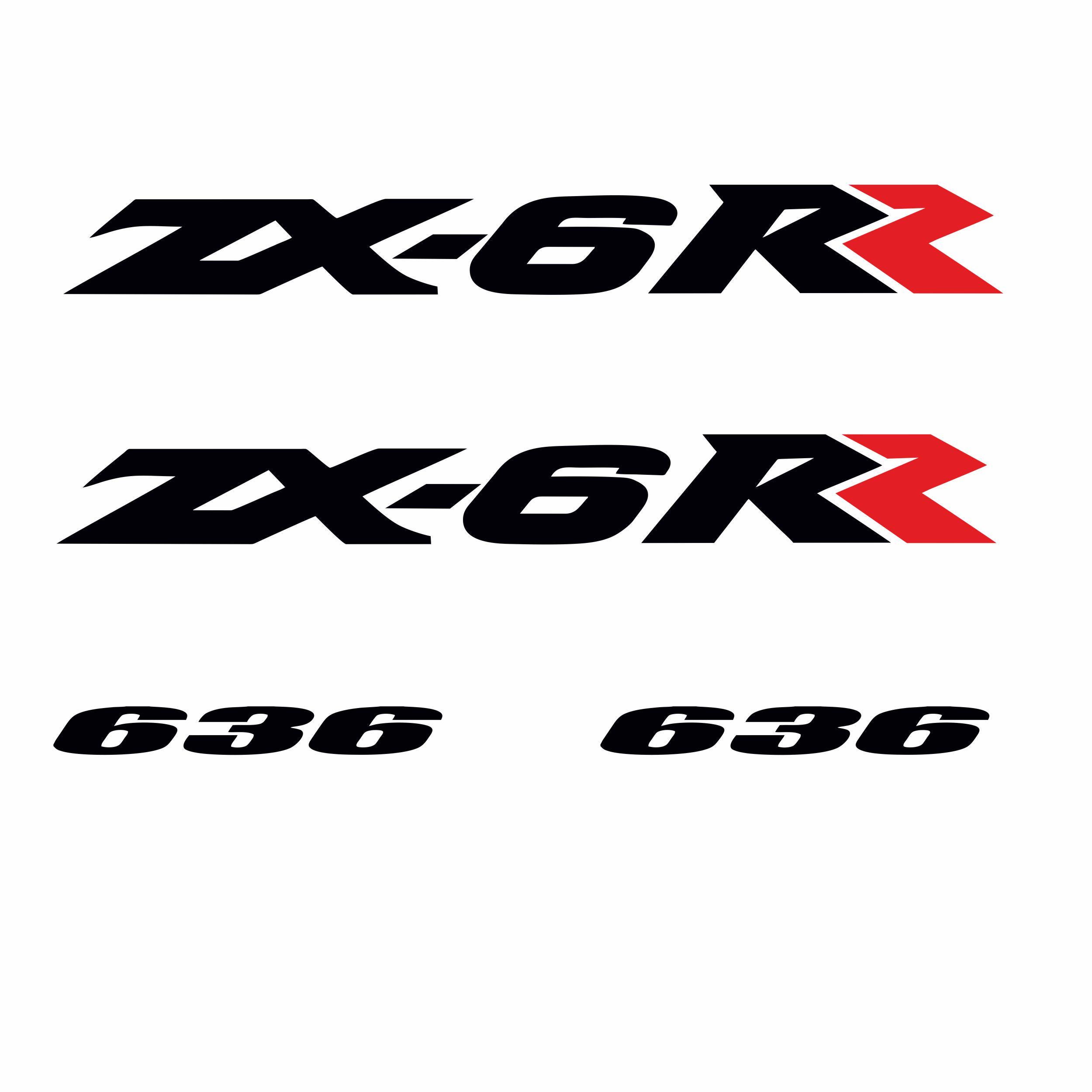 DWS Sticker Set Suitable for Kawasaki ZX-6RR 636 - 2-colored - Etsy