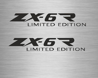 ZX-6R Limited Edition Decal Sticker - Motorcycle - Etsy Denmark