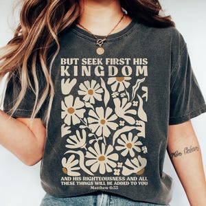 Comfort Colors® Christian Shirt, Christian Gifts, Inspirational Shirt, Religious Shirt, Bible Verse Shirt, Faith Tee, Gift for Christian