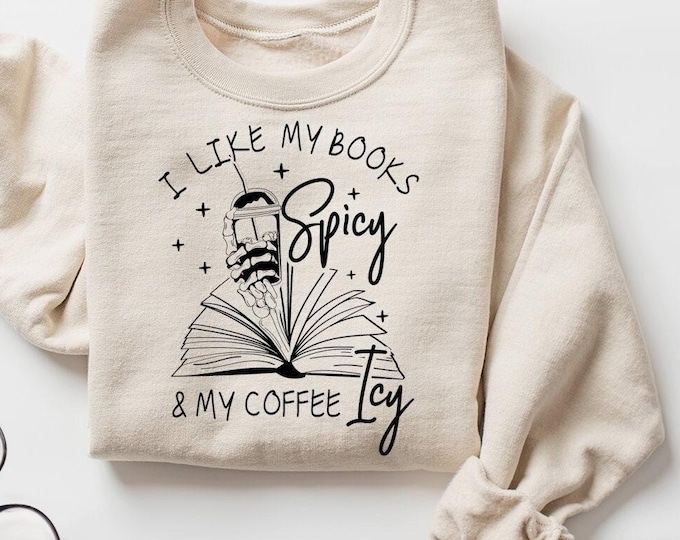 I Like My Books Spicy Graphic Tee main image 1