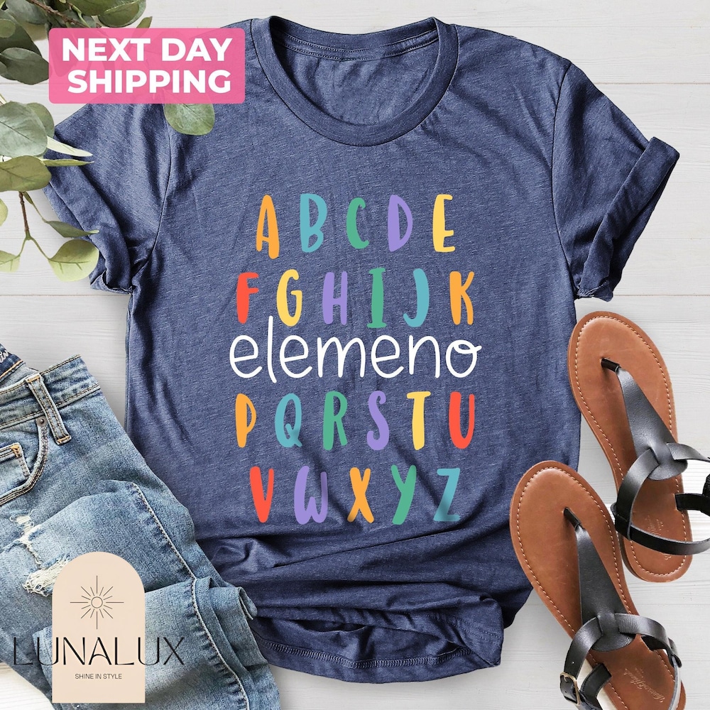 Teacher Shirt, Preschool Teacher Shirt, Kindergarten Teacher Shirt, Alphabet Shirt, Elemeno Shirt, Kids Shirt, Abc Shirt, Abc Elemeno Shirt New Fashion