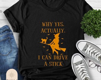 Funny Witch T-Shirt, Halloween Party Gift
