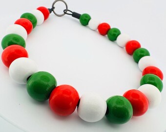 Beaded Dog Collar Slip-on Wrapped Present Christmas Collection | Dainty Days