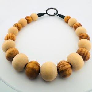 Beaded Dog Collar Slip-on Woodmate Nature Collection | Dainty Days