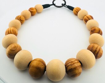 Beaded Dog Collar Slip-on Woodmate Nature Collection | Dainty Days