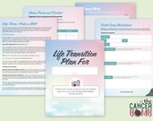 Life Transition Plan End of Life Planner for Cancer Patient Legacy Planning Digital Financial Plan Care Document Organizer Download