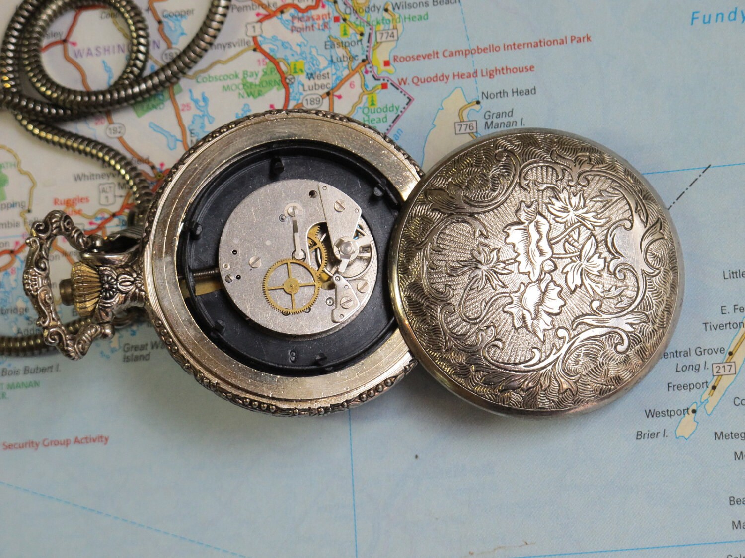 Vintage Geneva Wind up Pocket Watch For Repair or Parts / Etsy