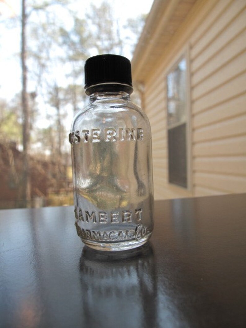 Vintage Miniature Listerine Bottle / Listerine Lambert Etsy