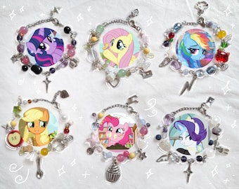 My Little Pony main six charm bracelets