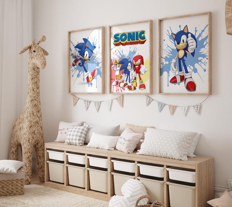 Sonic The Hedgehog Room Decor