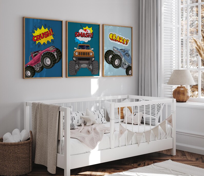 3-piece digital download for kids bedroom decor