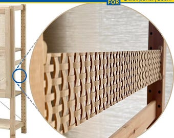 1x SIDE PANEL for Ikea IVAR 50 cm | 3-hole height | Side part, side panels, cover, privacy screen, divider, end | incl. bracket