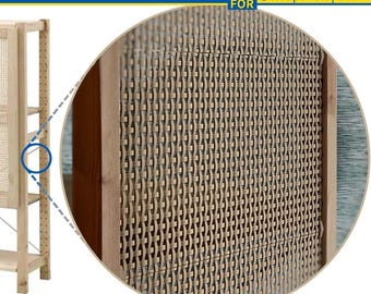 4x Side Panels for Ikea IVAR 50 cm | 8-Hole Height | Side Panel, Side Panels, Cover, Privacy Screen, Partition, End Panel | incl. Mounting Bracket