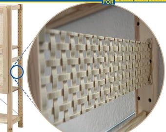 1x Side Panel for Ikea IVAR 30 cm | 3-Hole Height | Side Panel, Side Panels, Cover, Privacy Screen, Partition, End Panel | incl. Bracket