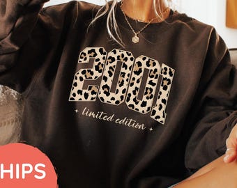 25th Birthday Shirt, 2001 Limited Edition Sweatshirt, 25th Birthday Gift For Women, 25th Birthday Best Friend Gift, Birthday Sweater Hoodie