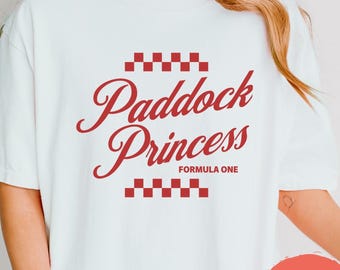 Paddock Princess F1 T-Shirt | Formula 1 Racing Tee for Her
