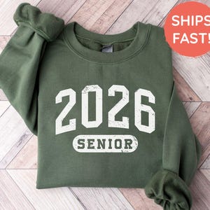 Senior 2026 sweatshirt, Senior 2026 Graduation Sweatshirt, Sweatshirt for Class of 2026 , Custom High School Senior Class Graduation Hoodie
