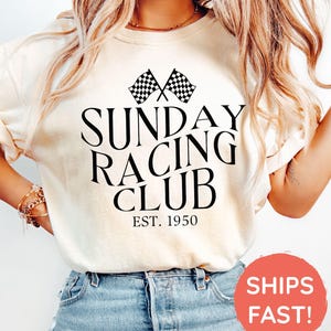 Sunday Racing Club Formula One T-Shirt, Formula 1 Unisex Shirt, Formula One Gift, F1 Paddock club Matching Racing Outfit, F1 Racer Team Gift
