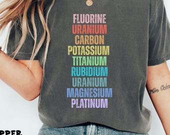 Subversive Chemistry Shirt, Subtle Fuck Trump Tee, Funny Science T-Shirt, Nerdy Gift for a Scientist, STEM Educator, Liberal Geeky Activist