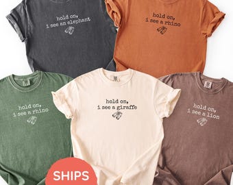 Custom Safari Shirts | Safari Trip Matching Tees, Safari Animals Unisex T-Shirts, African Safari Trip Gifts