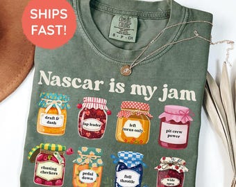 Nascar Shirt,Personalized Nascar T-Shirt,Nascar Is My Jam TShirt,Custom Nascar Fan Gift,Funny Nascar Racing Outfit,Nascar Lover Unisex Shirt