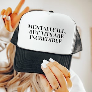 Funny Raunchy Adult Humor Hat, Bold Vintage Slogan Cap, Girls Trip Retro Party Inappropriate Trucker Hat, Dirty Hilarious Adult Humor Gift