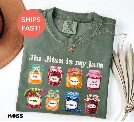 Jiu Jitsu Is My Jam Shirt, Funny Jiu Jitsu shirt, BJJ Grappler Shirt, BJJ Women's Gift,Martial Arts Shirt, Jiu Jitsu Shirt,Jiu Jitsu fan Tee