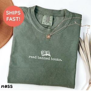 Banned Books Shirt, Unisex Soft Premium Graphic T-Shirt, Reading Shirt, Librarian Bookish TShirts, Read Banned Books Tee, Book Lover Gift