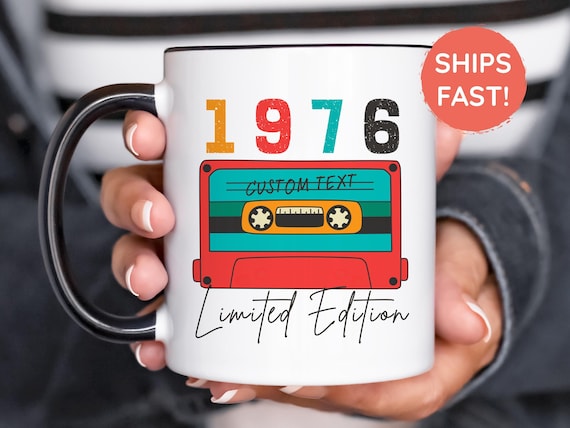 50th Birthday Mug, Vintage 1976 Mug, 50th Birthday Gift For Women, 50th Birthday Gift For Men, 50th Birthday Friend, 50th Birthday Gift Idea