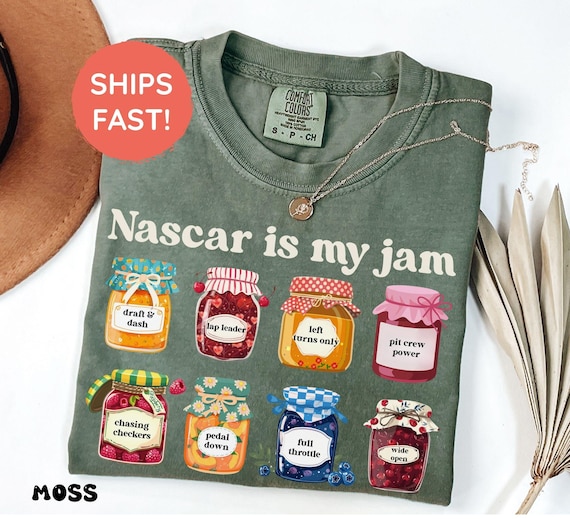 Nascar Shirt,Personalized Nascar T-Shirt,Nascar Is My Jam TShirt,Custom Nascar Fan Gift,Funny Nascar Racing Outfit,Nascar Lover Unisex Shirt