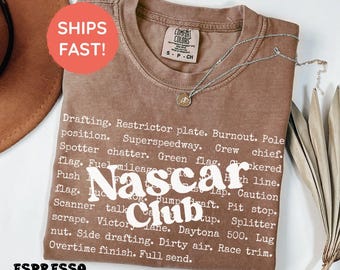 Comfort Colors® Nascar Club Shirt, Nascar T-Shirt, Nascar Fan Gift,Funny Nascar Racing Outfit,Nascar Lover Unisex Shirt