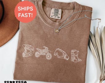 Motocross Racing Lover Unisex T-shirt | Motocross Rider Gift, Dirt Bike Graphic Shirt