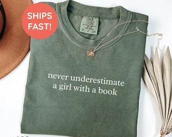 Comfort Colors® Bookish Shirt, Book Lover Clothing, Reading Shirt, Gifts for Readers, Banned Books Shirt