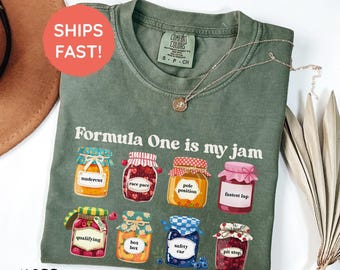 Formula 1 Shirt, Personalized F1 T-Shirt, Formula One Is My Jam TShirt, Custom Formula One Fan Gift, Funny Formula 1 Racing Outfit, F1 Merch