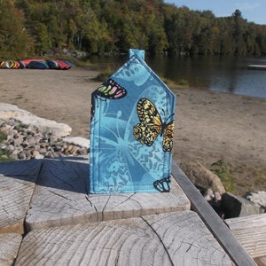 Blue Butterflies Luggage Tag image 1
