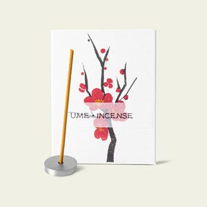 Japanese Incense | Plum Hanga - Ume | Incense Sticks by Kousaido