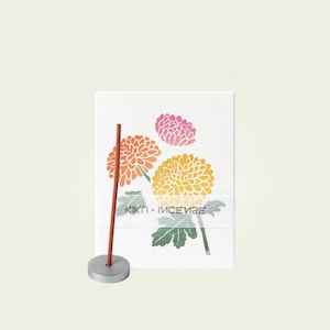 Japanese Incense | Chrysanthemum Kiku Incense Sticks | Hanga by Kousaido