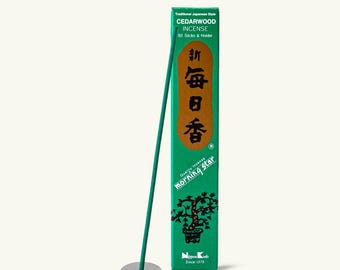 Bastoncini di incenso al legno di cedro Nippon Kodo Morning Star