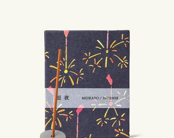 Kousaido Hanga Mijikayo (Short Night) Japanese Incense Sticks – Rose, Musk & Honey