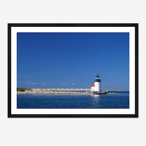 Nantucket Brant Point Photograph - Print Only or Framed, Wall Art, Wall Decor