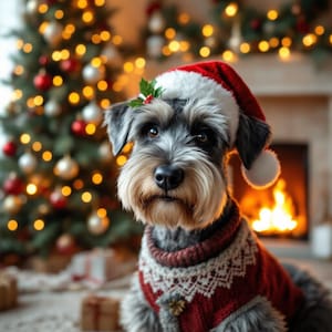 Foto personalizzate di cani AI Pet: il tuo cane a Natale, Capodanno e scene invernali