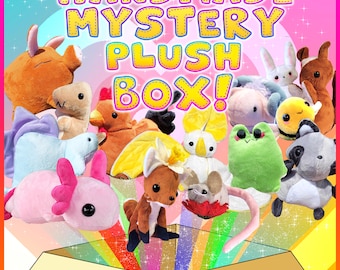 Sewn Custom Handmade Plushie Plush Mystery Kawaii Cute Trendy Blind Box Surprise Bag Gift