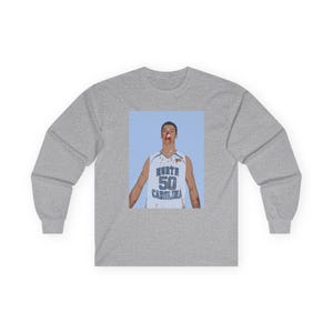 Tyler Hansbrough UNC Chapel Hill Basketball Bloody Nose Unisex Long Sleeve Tee