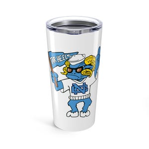 Vintage UNC Chapel Hill North Carolina Ramses Tumbler 20oz