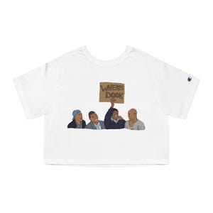 Where&#39;s Dook? UNC Basketball Duke Champion Women&#39;s Cropped T-Shirt